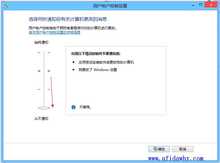 关于WIN8UAC控制图示