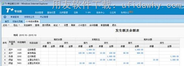 用友T+V12.0在总账模块中怎么结转销售成本？