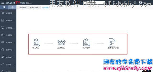 用友T+V12.1的订货商城模块操作教程步骤图示