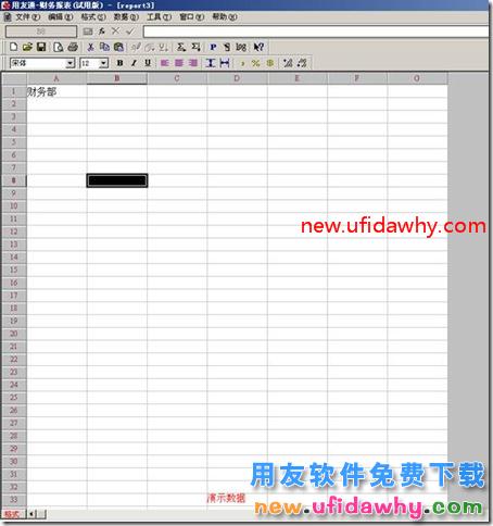 用友T3软件财务报表中如何设置相同内容？ 用友T3 第1张