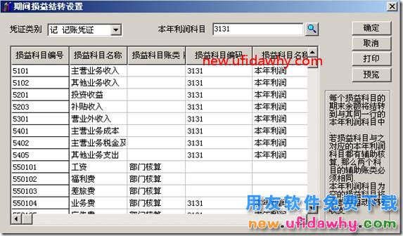 用友T3软件期间损益结转时提示“同步结转”？ 用友T3 第2张