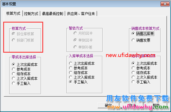 用友T3软件按仓库核算与按部门核算的区别？ 用友T3 第1张