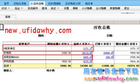 畅捷通T+软件中应收总账和应收账龄分析的期末余额的数据不相等？ T+产品 第4张