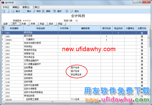 用友U8操作教程：[22]修改会计科目