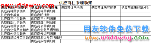 用友U8操作教程：[52]查询账簿(往来辅助账)